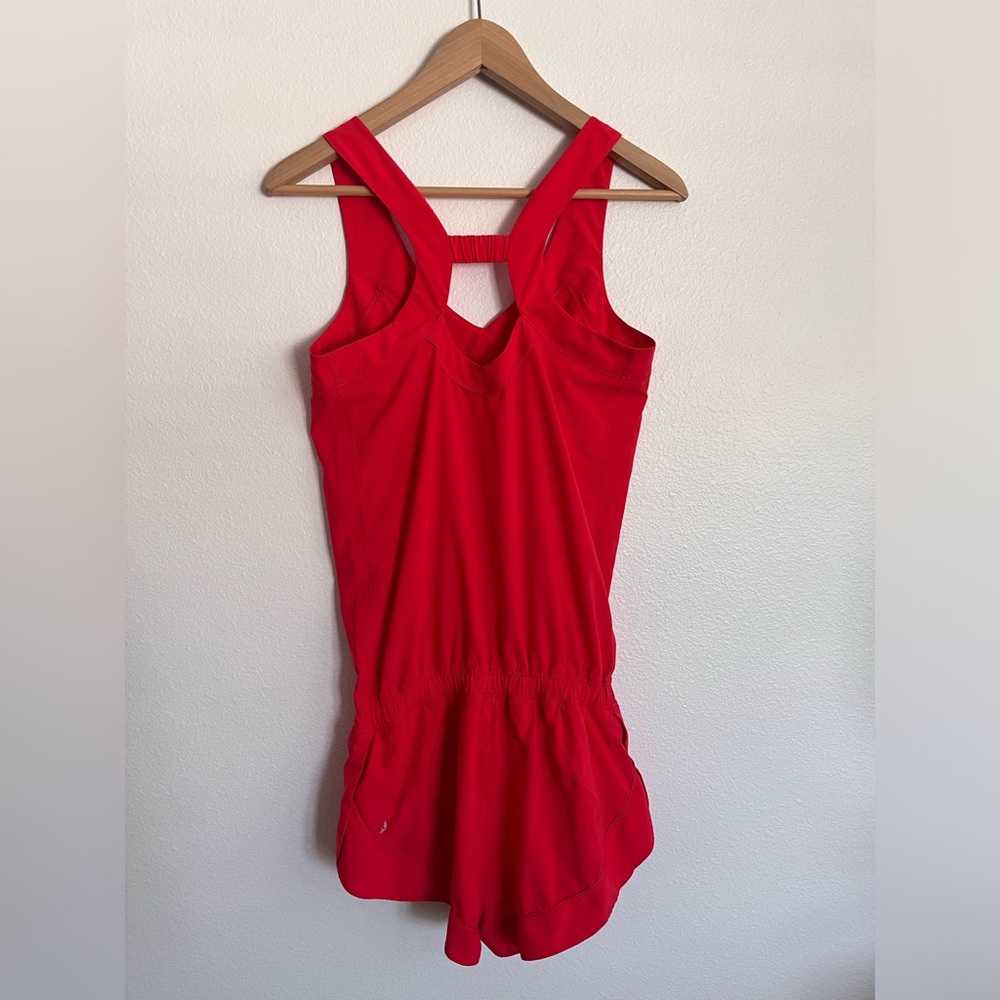 Lululemon Speedy Runsie in Red Romper - Picture 6 of 10